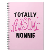Volledig Geweldige nonnie Pink Tshirts en cadeautj Notitieboek (Voorkant)