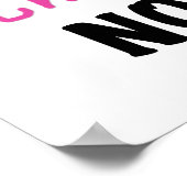 Volledig Geweldige nonnie Pink Tshirts en cadeautj Poster (Hoek)