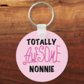 Volledig Geweldige nonnie Pink Tshirts en cadeautj Sleutelhanger (Voorkant)