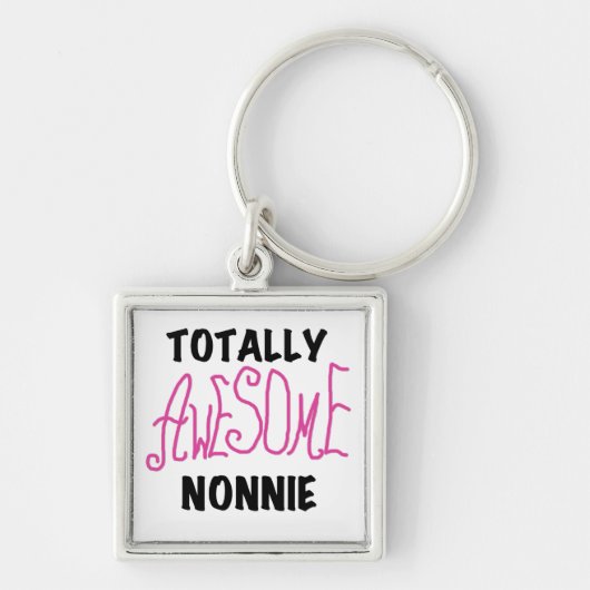 Volledig Geweldige nonnie Pink Tshirts en cadeautj Sleutelhanger (Voorkant)
