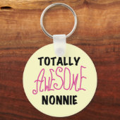 Volledig Geweldige nonnie Pink Tshirts en cadeautj Sleutelhanger (Voorkant)