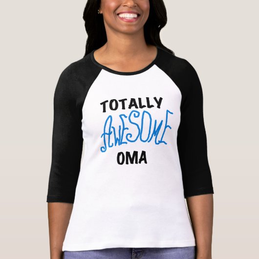 Volledig Geweldige Oma Blue T-shirts en cadeautjes (Voorkant)