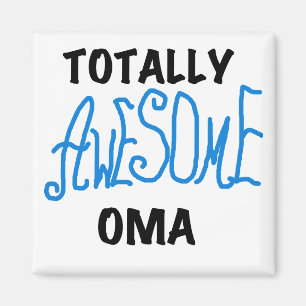 Volledig Geweldige Oma Blue T-shirts en cadeautjes Magneet