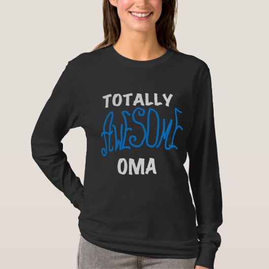 Volledig Geweldige Oma Blue T-shirts en geschenken (Voorkant)
