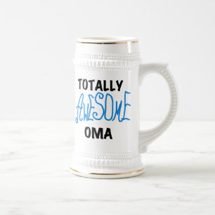 Volledig Geweldige Oma Blue T-shirts en geschenken Bierpul