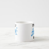 Volledig Geweldige Oma Blue T-shirts en geschenken Espresso Kop (Voorkant)