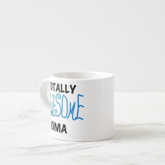 Volledig Geweldige Oma Blue T-shirts en geschenken Espresso Kop (Links)