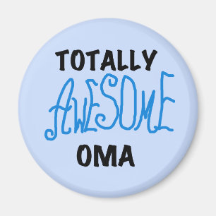 Volledig Geweldige Oma Blue T-shirts en geschenken Magneet