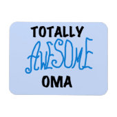 Volledig Geweldige Oma Blue T-shirts en geschenken Magneet (Horizontaal)