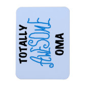 Volledig Geweldige Oma Blue T-shirts en geschenken Magneet (Verticaal)