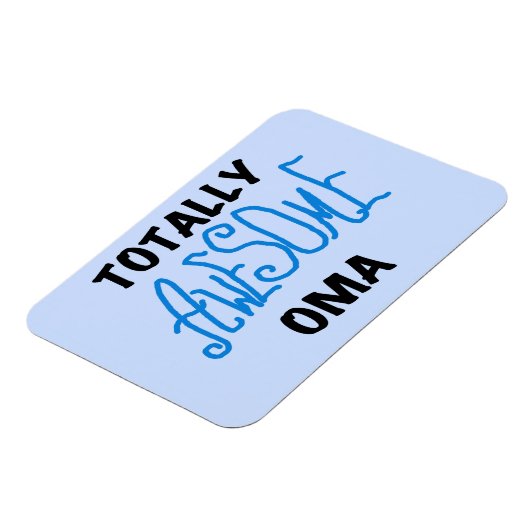 Volledig Geweldige Oma Blue T-shirts en geschenken Magneet (Linkerzijde)