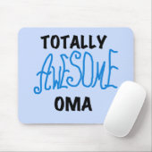 Volledig Geweldige Oma Blue T-shirts en geschenken Muismat (Met muis)