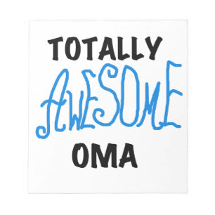 Volledig Geweldige Oma Blue T-shirts en geschenken Notitieblok