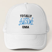 Volledig Geweldige Oma Blue T-shirts en geschenken Trucker Pet (Voorkant)