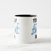 Volledig Geweldige Oma Blue T-shirts en geschenken Tweekleurige Koffiemok (Center)