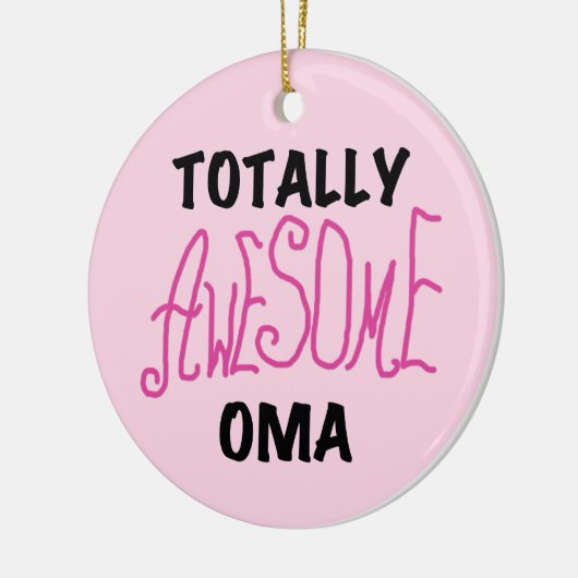 Volledig Geweldige Oma Pink T-shirts en geschenken Keramisch Ornament (Links)