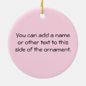 Volledig Geweldige Oma Pink T-shirts en geschenken Keramisch Ornament (Achterkant)