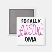 Volledig Geweldige Oma Pink T-shirts en geschenken Magneet (Voorkant / Achterkant)