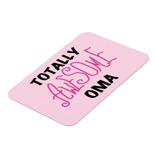 Volledig Geweldige Oma Pink T-shirts en geschenken Magneet (Linkerzijde)