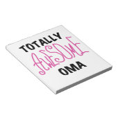 Volledig Geweldige Oma Pink T-shirts en geschenken Notitieblok (Schuin)