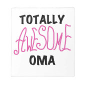 Volledig Geweldige Oma Pink T-shirts en geschenken Notitieblok (Voorkant)