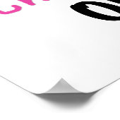 Volledig Geweldige Oma Pink T-shirts en geschenken Poster (Hoek)