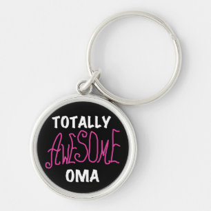 Volledig Geweldige Oma Pink T-shirts en geschenken Sleutelhanger