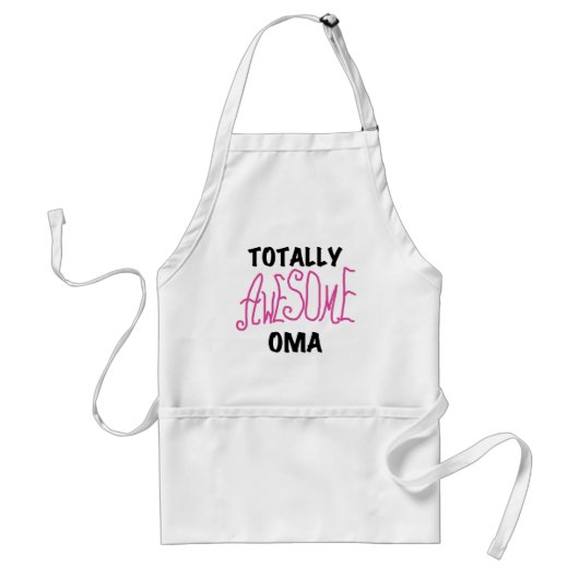 Volledig Geweldige Oma Pink T-shirts en geschenken Standaard Schort (Voorkant)