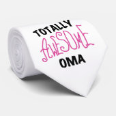 Volledig Geweldige Oma Pink T-shirts en geschenken Stropdas (Opgerold)