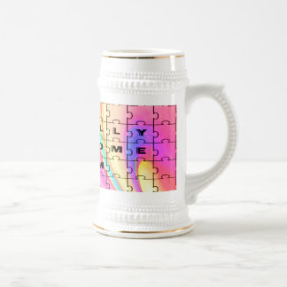 Volledig Geweldige ontwerp van mam Roze Roze Roze  Bierpul