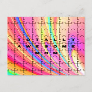 Volledig Geweldige ontwerp van mam Roze Roze Roze  Briefkaart