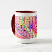 Volledig Geweldige ontwerp van mam Roze Roze Roze Mok (Voorkant links)