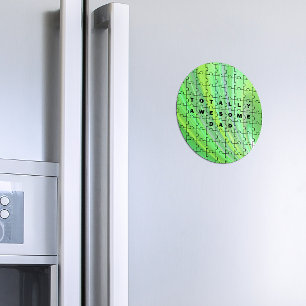 Volledig Geweldige pa Puzzle Green Magneet