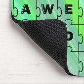 Volledig Geweldige pa Puzzle Green Muismat (Hoek)