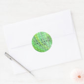 Volledig Geweldige pa Puzzle Green Ronde Sticker (Envelop)