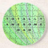 Volledig Geweldige pap Groen Onderzetter (Voorkant)