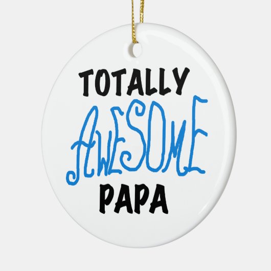 Volledig Geweldige Papa T-shirts en cadeautjes Keramisch Ornament (Links)