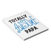 Volledig Geweldige Papa T-shirts en cadeautjes Notitieblok (Schuin)