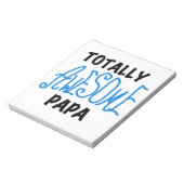 Volledig Geweldige Papa T-shirts en cadeautjes Notitieblok (Linkerzijde)