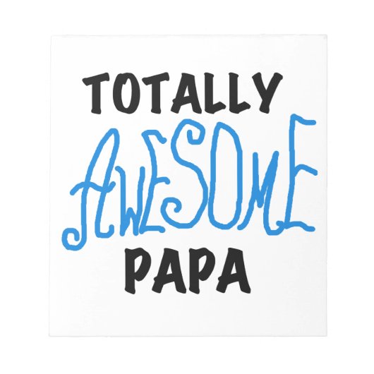 Volledig Geweldige Papa T-shirts en cadeautjes Notitieblok (Voorkant)