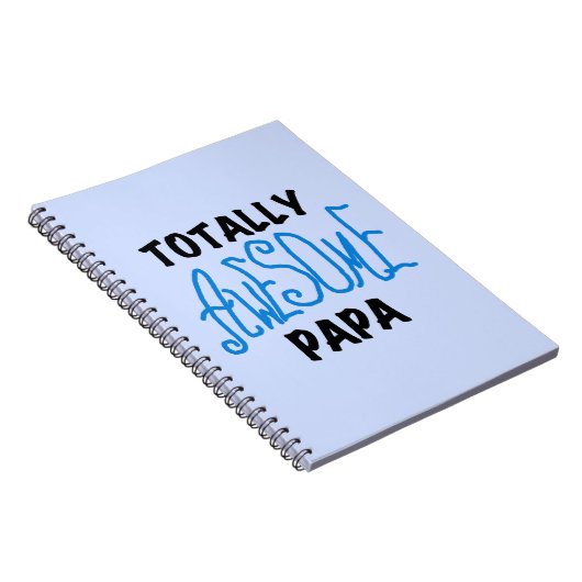 Volledig Geweldige Papa T-shirts en cadeautjes Notitieboek (Rechterzijde)