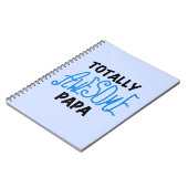 Volledig Geweldige Papa T-shirts en cadeautjes Notitieboek (Linkerzijde)