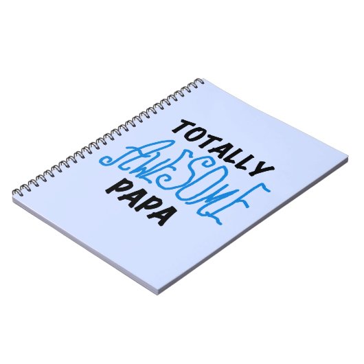 Volledig Geweldige Papa T-shirts en cadeautjes Notitieboek (Linkerzijde)