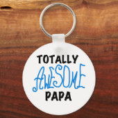 Volledig Geweldige Papa T-shirts en cadeautjes Sleutelhanger (Voorkant)