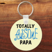 Volledig Geweldige Papa T-shirts en cadeautjes Sleutelhanger (Voorkant)
