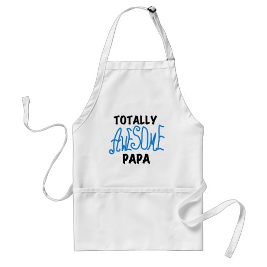 Volledig Geweldige Papa T-shirts en cadeautjes Standaard Schort (Voorkant)
