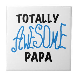 Volledig Geweldige Papa T-shirts en cadeautjes Tegeltje