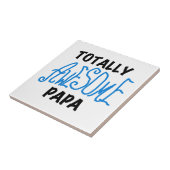 Volledig Geweldige Papa T-shirts en cadeautjes Tegeltje (Zijkant)