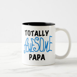 Volledig Geweldige Papa T-shirts en cadeautjes Tweekleurige Koffiemok