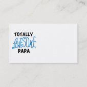 Volledig Geweldige Papa T-shirts en cadeautjes Visitekaartje (Achterkant)